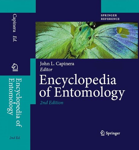 Encyclopedia Of Entomology 4 Volume Set 2nd Edition John L Capinera Editor