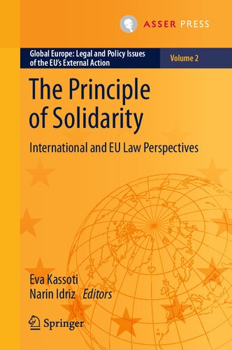 The Principle Of Solidarity International And Eu Law Perspectives Eva Kassoti