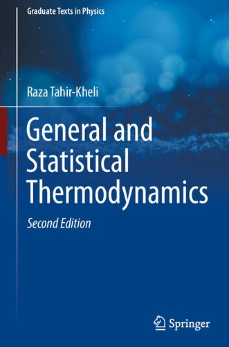 General And Statistical Thermodynamics 2nd Ed 2020 Raza Tahirkheli