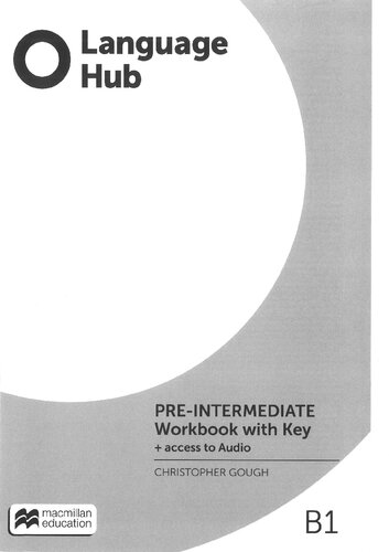 Language Hub B1 Preintermediate Workbook Without Key Access To Audio Unknown