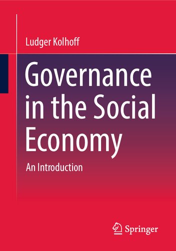 Governance In The Social Economy An Introduction Ludger Kolhoff