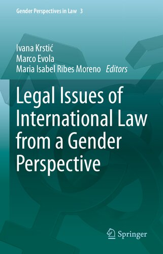 Legal Issues Of International Law From A Gender Perspective Ivana Krsti