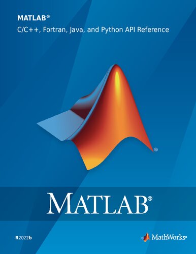 Matlab Cc Fortran Java And Python Api Reference Unknown