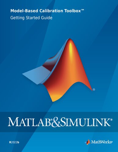 Modelbased Calibration Toolbox Getting Started Guide Unknown