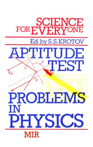 Aptitude Test Problem In Physics Ss Krotov Ed