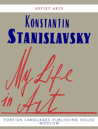 My Life In Art Konstantin Stanislavski
