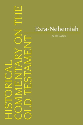 Ezra Nehemiah 1st Edition B Becking