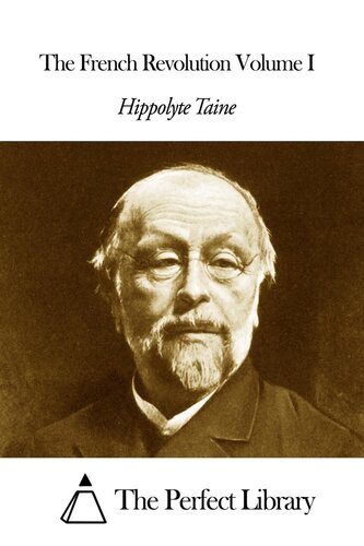 The French Revolution Volume 2 Hippolyte Taine