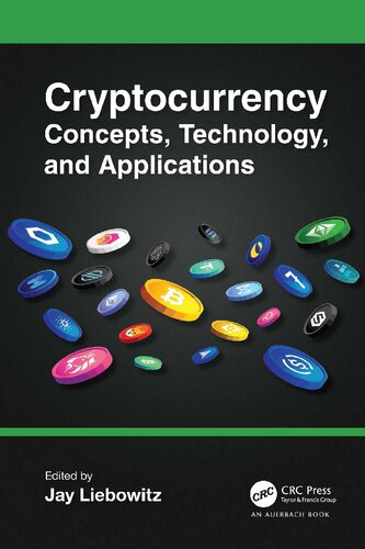 Cryptocurrency Concepts Technology And Applications 1st Edition Jay Liebowitz Editor
