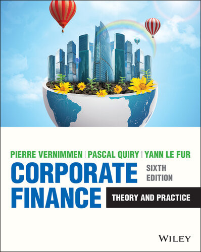 Corporate Finance Theory And Practice 6th Edition Pascal Quiry