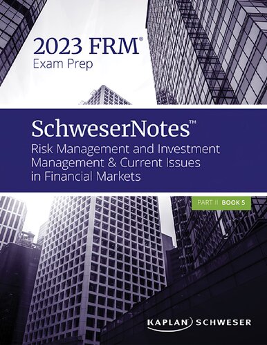 Frm Part 2 Schweser Notes 2023 Book 5 Schweser