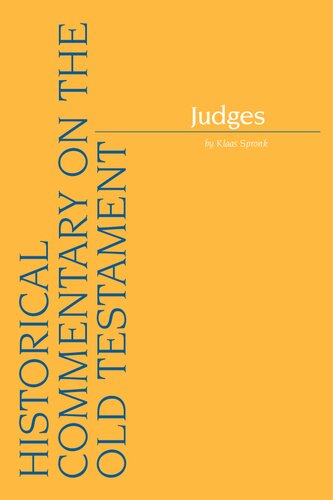 Judges 1st Edition K Spronk