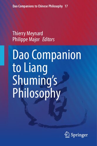 Dao Companion To Liang Shumings Philosophy Thierry Meynard
