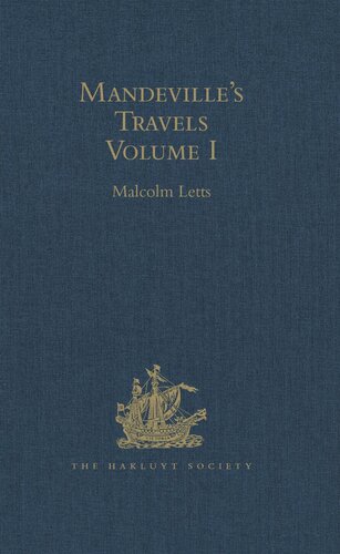 Mandevilles Travels Malcolm Letts