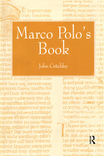 Marco Polos Book John Critchley