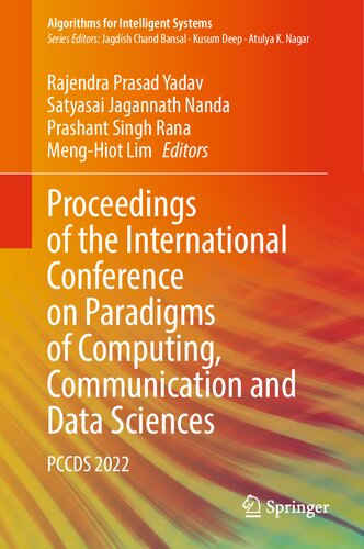 Proceedings Of The International Conference On Paradigms Of Computing Communication And Data Sciences Pccds 2022 Rajendra Prasad Yadav