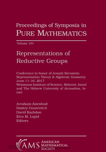 Representations Of Reductive Groups Dmitry Gourevitch Editor