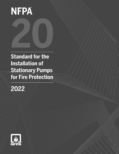 Nfpa 20 Standard For The Installation Of Stationary Pumps For Fire Protection Nfpa