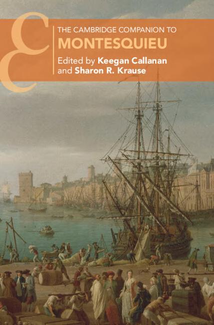 The Cambridge Companion To Montesquieu Keegan Francis Callanan