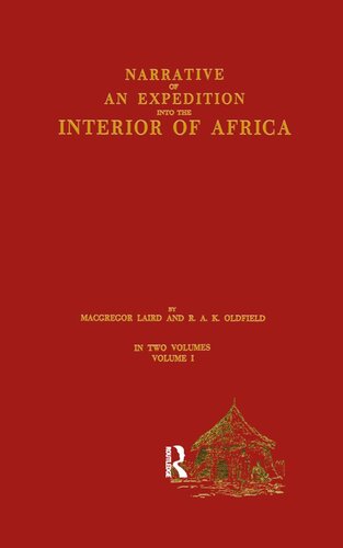 Narrative Expedition Inter Afric 1st Edition Macgregor Laird
