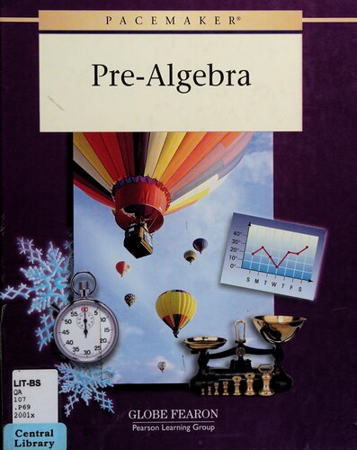 Pacemaker Prealgebra 2nd Edition Unknown