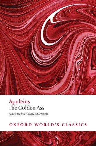 The Golden Ass Reprint 1994 Apuleius Peter G Walsh