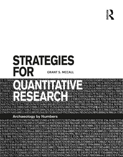 Strategies For Quantitative Research Grant S Mccall