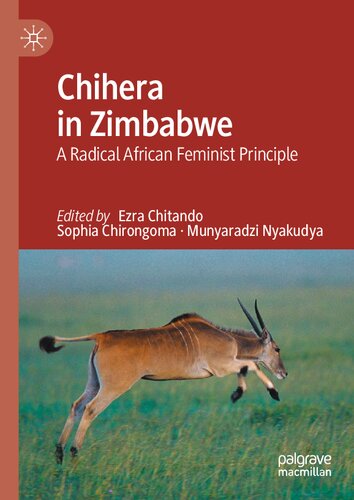 Chihera In Zimbabwe A Radical African Feminist Principle Ezra Chitando