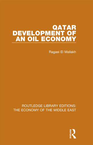 Qatar Rle Economy Of Middle East Ragaei El Mallakh