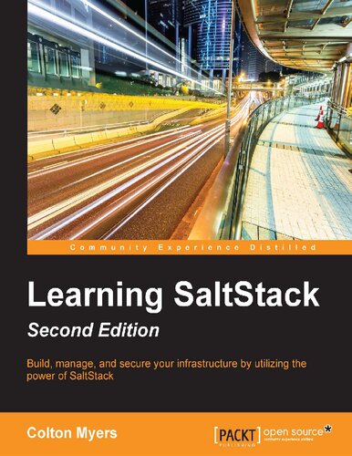 Learning Saltstack Second Edition 2nd Edition Colton Myers