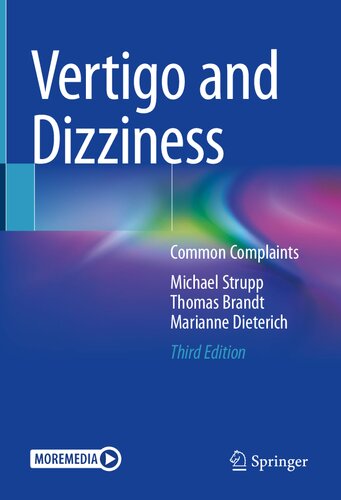 Vertigo And Dizziness Common Complaints 3rd Michael Strupp Thomas Brandt