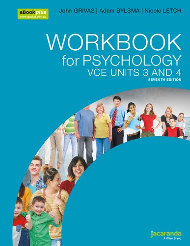 Workbook For Psychology Vce Units 3 4 7th Edition John Grivas