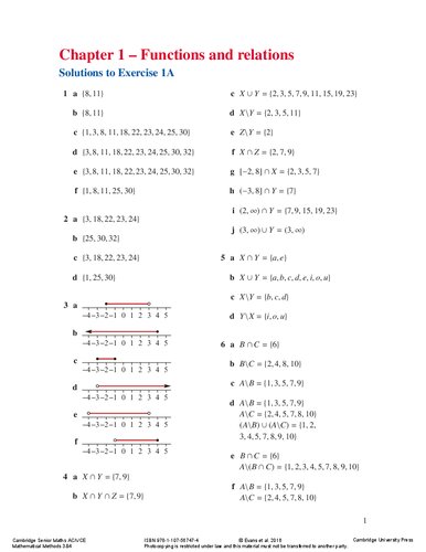 Cambridge Senior Maths Australian Curriculumvce Mathematical Methods 3 4 Solutions Manual Student Michael Evans