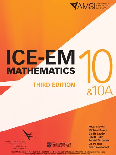Iceem Mathematics 10 10a 3rd Edition Peter Brown Michael Evans