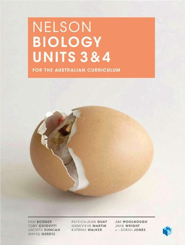 Nelson Biology Units 3 4 For The Australian Curriculum Pam Borger