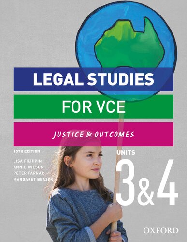 Legal Studies For Vce Justice Outcomes Units 3 4 15th Edition Lisa Filippin