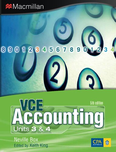 Vce Accounting Units 3 4 5th Edition Neville Box