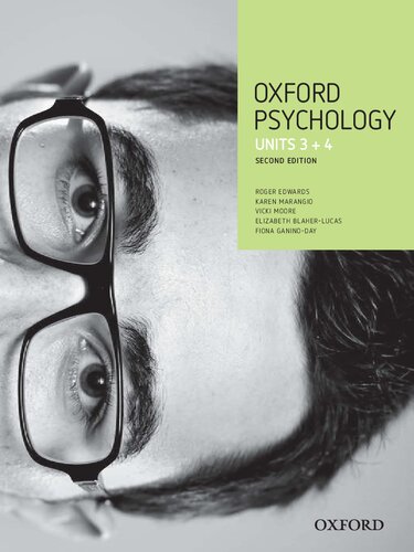 Oxford Vce Psychology Units 3 4 2nd Edition Roger Edwards