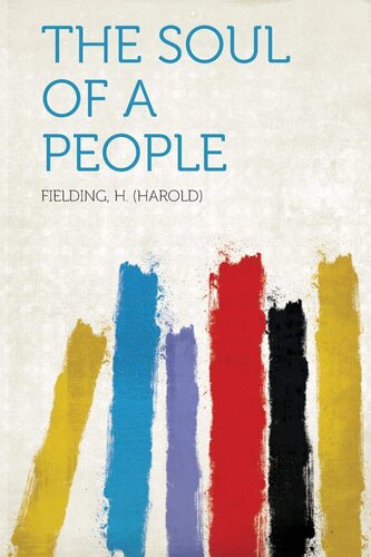 The Soul Of A People H Harold Fielding