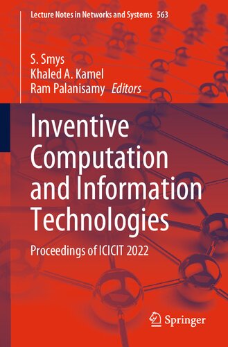 Inventive Computation And Information Technologies Proceedings Of Icicit 2022 S Smys