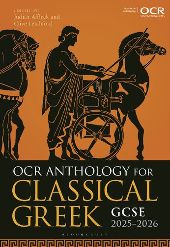 Ocr Anthology For Classical Greek Gcse 20252026 Judith Affleck
