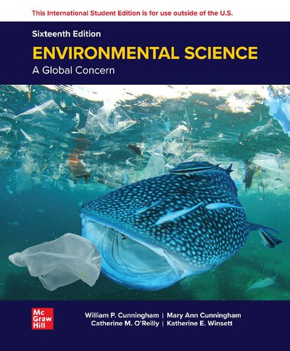 Environmental Science A Global Concern 16e Ise 16thise William P Cunningham