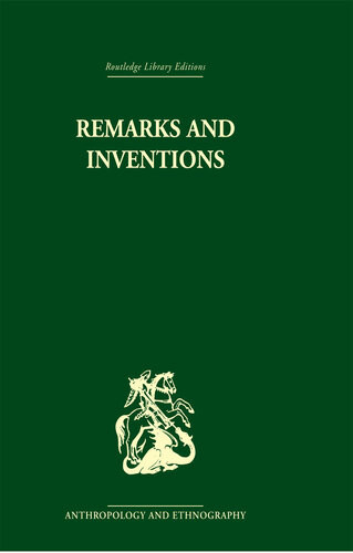 Remarks And Inventions Rodney Needham