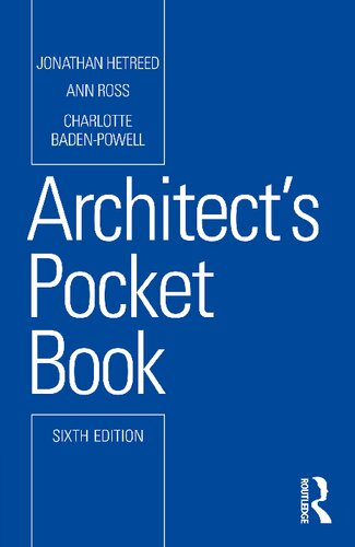 Architects Pocket Book 6th Edition Routledge Pocket Books 6th Edition Jonathan Hetreed