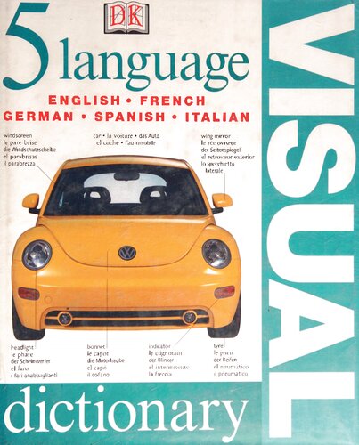 5 Language Visual Dictionary English French German Spanish Italian British Angeles Gavira