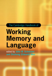 The Cambridge Handbook Of Working Memory And Language Cambridge Handbooks In Language And Linguistics New John W Schwieter