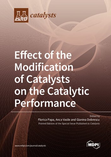 Effect Of The Modification Of Catalysts On The Catalytic Performance Papa F