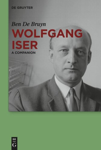 Wolfgang Iser A Companion Ben De Bruyn