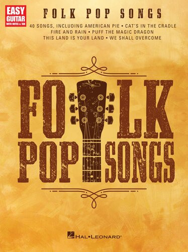 Folk Pop Songs Hal Leonard Corp