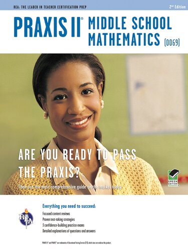 Praxis Ii Middle School Mathematics 0069 2nd Edition Mel Friedman Laura Meiselman